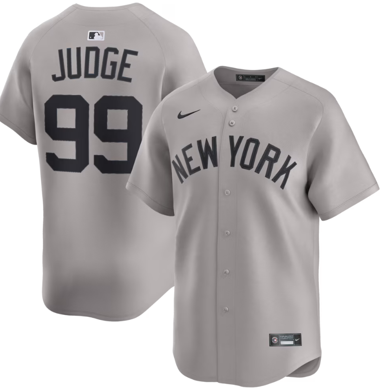 Aaron Judge New York Yankees Nike Road Limited Player Jersey - Gray Nike