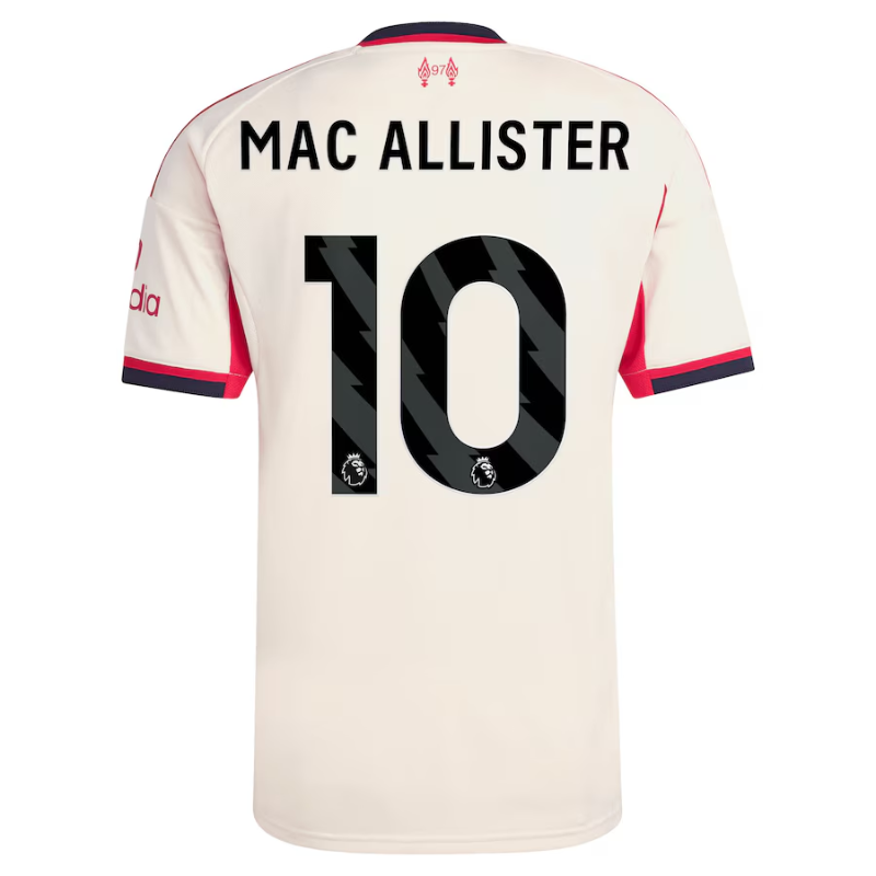 Alexis Mac Allister Liverpool adidas 2025/26 Away Player Jersey - White Adidas