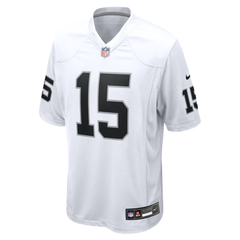 Men's White & Silver American Football Jersey (Las Vegas Raiders)
