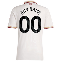 Arsenal adidas 2025/26 Third Custom Jersey - White Adidas