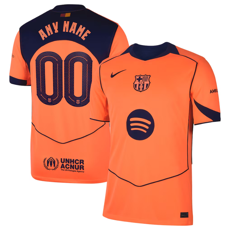 Barcelona Nike 2025/26 Third Jersey - Orange Nike