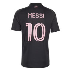 Black & Pink Performance Football Jersey – Premium Soccer Shirt (Messi)
