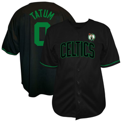 Boston Black & Green Baseball Jersey (Tatum)