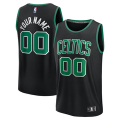 Boston Black & Green Basketball Jersey