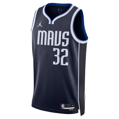 Dallas Navy Blue & Silver Basketball Jersey (Flagg)
