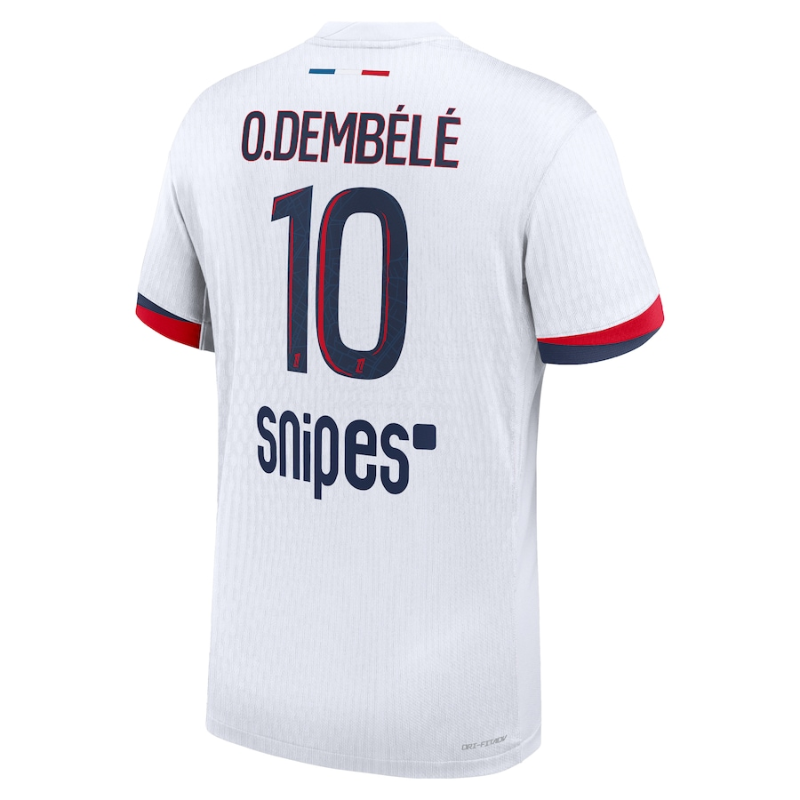 PSG Nike Dri-FIT ADV Away Match Shirt 2025-26 with O. Dembélé 10 printing Nike