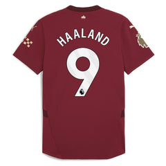 Erling Haaland Manchester City Puma 2024/25 Third Authentic Player Jersey - Burgundy Puma