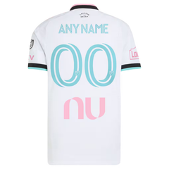 White, Pink & Cyan Performance Football Jersey – Premium Custom Soccer Shirt (Miami)