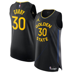 Golden State Warriors Black & Gold Statement Basketball Jersey (Curry)