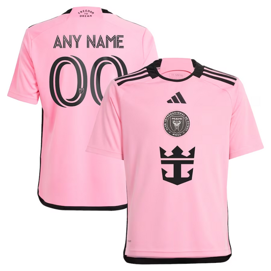 Inter Miami CF Adidas Youth 2024 2getherness Custom Jersey - Pink Adidas
