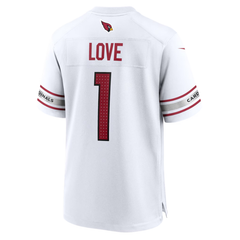 Jeremiyah Love Arizona Cardinals Nike Game Player Jersey - White