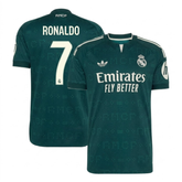Jersey Dark Green Patterned Custom Football Shirt (Ronaldo)
