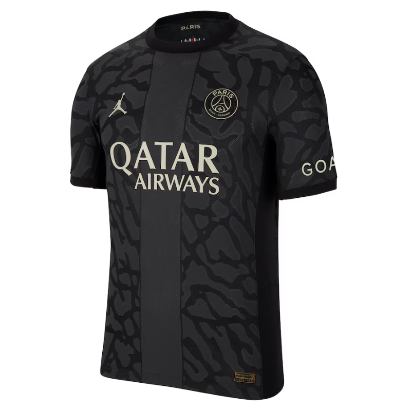 Jordan Brand Ousmane Dembélé Paris Saint-Germain Anthracite 2023/24 Third Match Authentic Player Jersey Jordan Brand