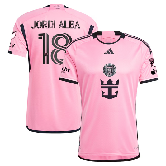 Jordi Alba Ramos Inter Miami CF Adidas 2024 2getherness Player Jersey - Pink Adidas