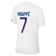 Kylian Mbappe Paris Saint-Germain Nike 2022/23 Third Breathe Stadium Player Jersey - White Nike