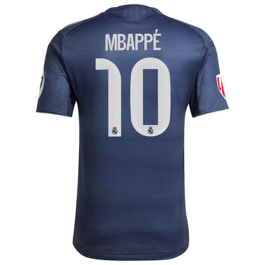 Kylian Mbappé Real Madrid adidas 2025/26 Away Authentic Player Jersey - Blue Adidas
