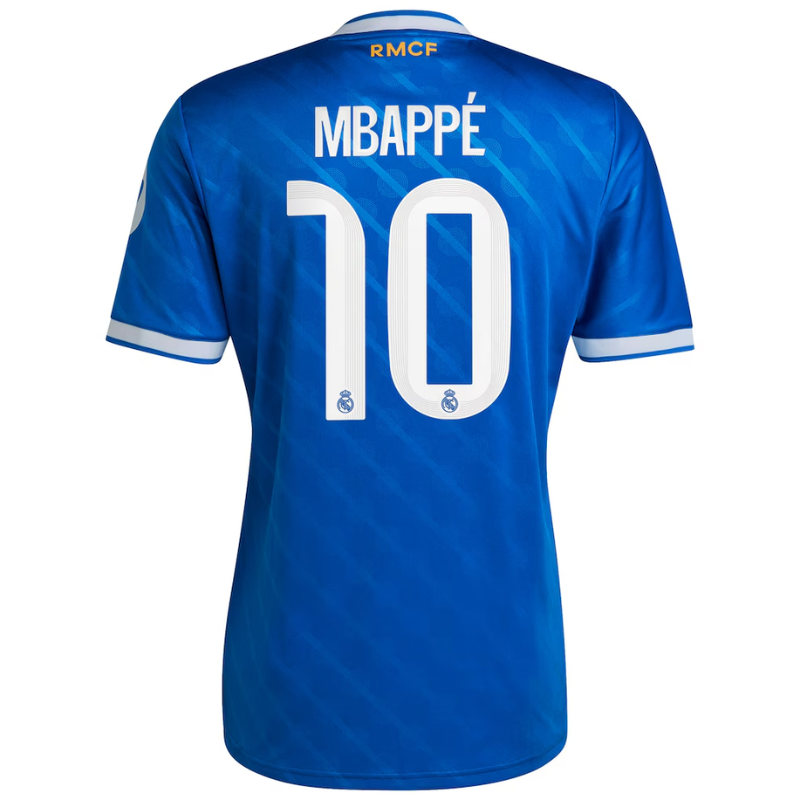 Kylian Mbappé Real Madrid adidas 2025/26 Third Player Jersey - Blue Adidas
