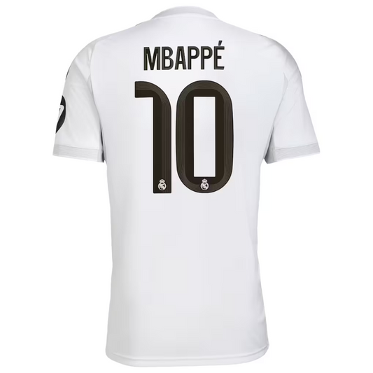 Kylian Mbappé Real Madrid adidas 2025/26 Home Player Jersey - White Adidas