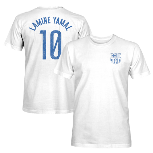 Lamine Yamal Barcelona 1863FC Player T-Shirt - White