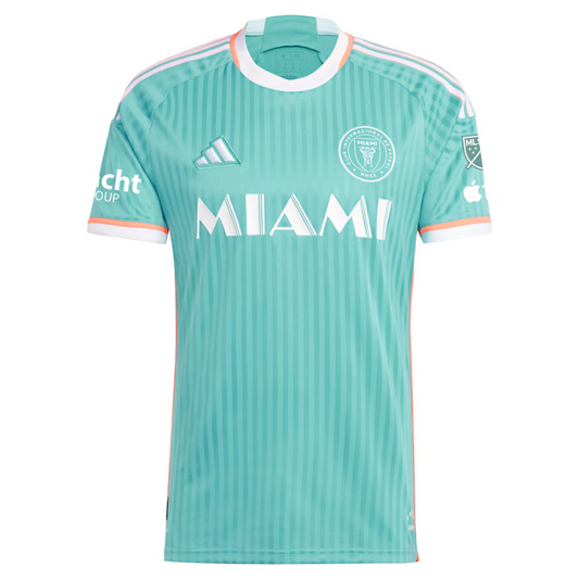 Lionel Messi Inter Miami CF adidas 2024 Archive Jersey - Aqua Adidas