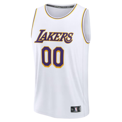 Los Angeles Lakers White, Purple & Gold Association Edition Basketball Jersey