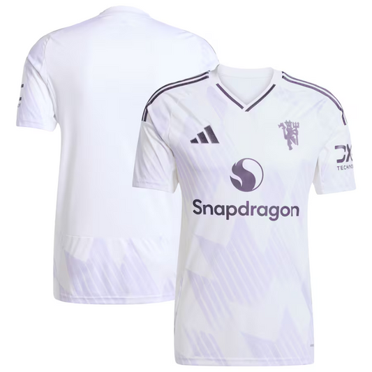 Manchester United adidas 2025/26 Away Jersey - White Adidas