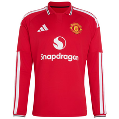Manchester United adidas Home Shirt 2026-27 - Long Sleeve with Cunha 10