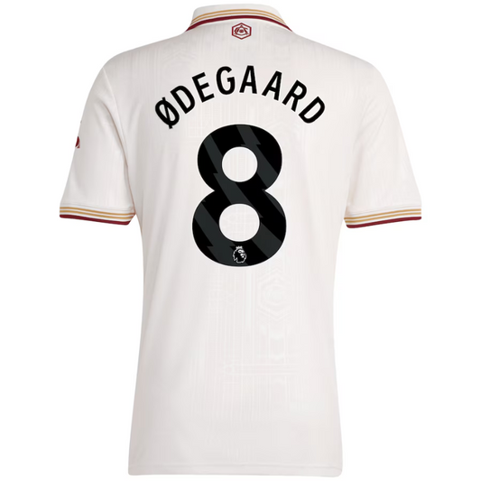 Martin Ødegaard Arsenal adidas 2025/26 Third Player Jersey - White Adidas