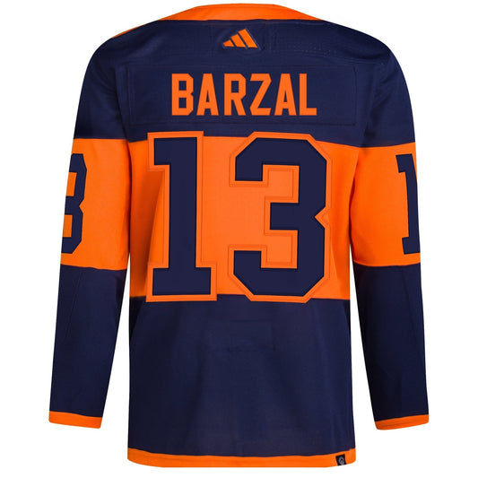 Mathew Barzal New York Islanders adidas 2024 NHL Stadium Series Primegreen Authentic Player Jersey – Navy Adidas