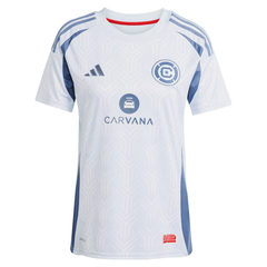 Men's Premium White and Light Blue Geometric Football Shirt – Slim Fit Pro-Style Matchday Performance Top (Lewandowski)