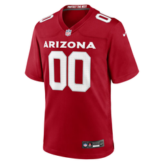 Men's Red Custom American Football Jersey (Arizona)