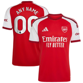 Men's Red & White Custom Football Shirt (Arsenal)