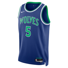 Minnesota Royal Blue, Green & White Classic Edition Basketball Jersey (Edwards)