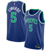 Minnesota Royal Blue, Green & White Classic Edition Basketball Jersey (Edwards)