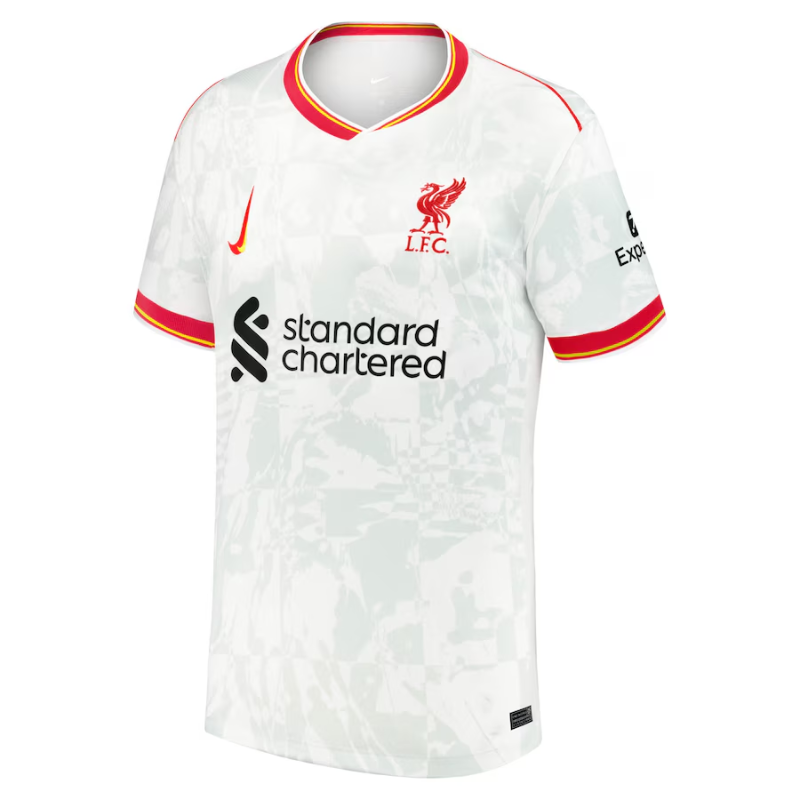 Mohamed Salah Liverpool Nike 2024/25 Third Jersey - White Nike