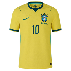 Neymar Jr Brazil National Team Nike 2026 Home Match Jersey - Yellow