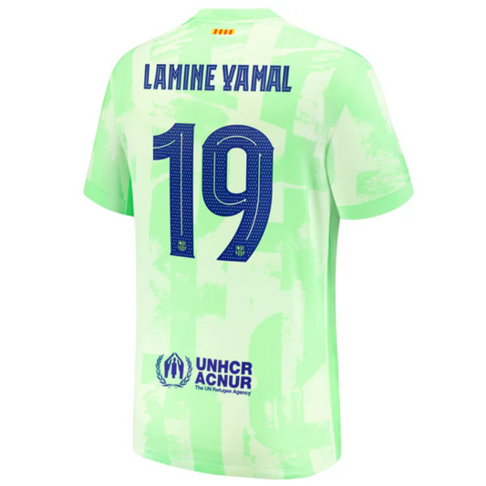 Lamine Yamal Barcelona Nike 2024/25 Third Player Jersey - Yellow Nike