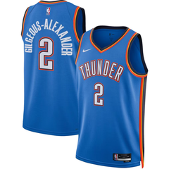 Oklahoma City Blue & Orange Basketball Jersey (Gilgeous-Alexande)