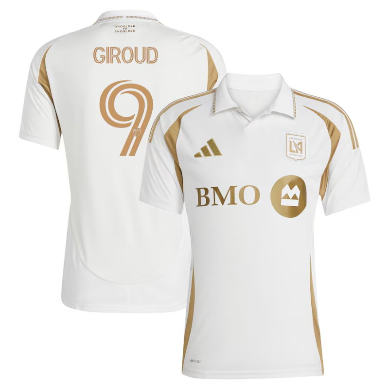 Olivier Giroud LAFC adidas 2025 Secondary Player Jersey - White Adidas