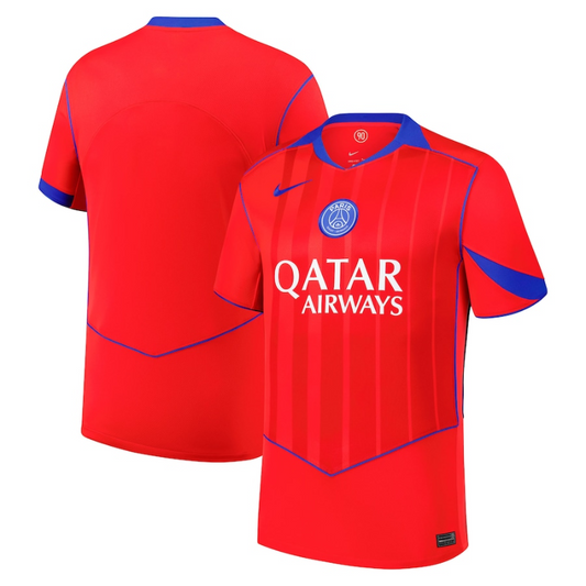 Paris Saint-Germain Nike 2025/26 Third Jersey - Red Nike
