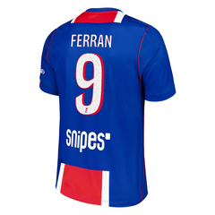 Paris Style Royal Blue & Red Hechter Stripe Soccer Jersey (Ferran)