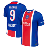 Paris Style Royal Blue & Red Hechter Stripe Soccer Jersey (Ferran)
