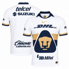 Pumas UNAM White & Gold Soccer Jersey 25/26 (Sail/Obsidian/Club Gold)