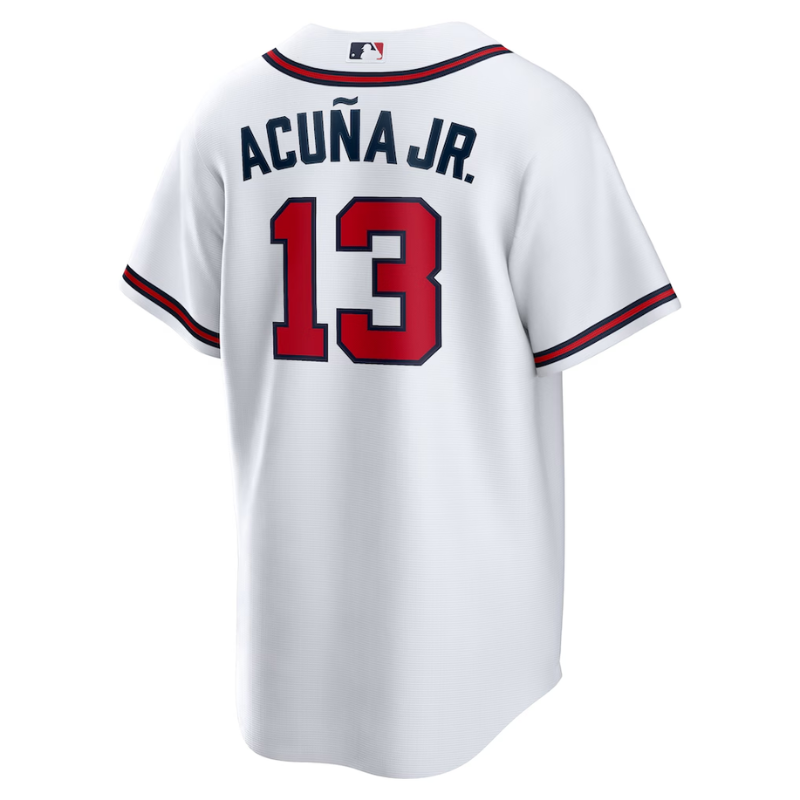 Ronald Acuna Jr. Atlanta Braves Nike Home Player Name Jersey - White Nike