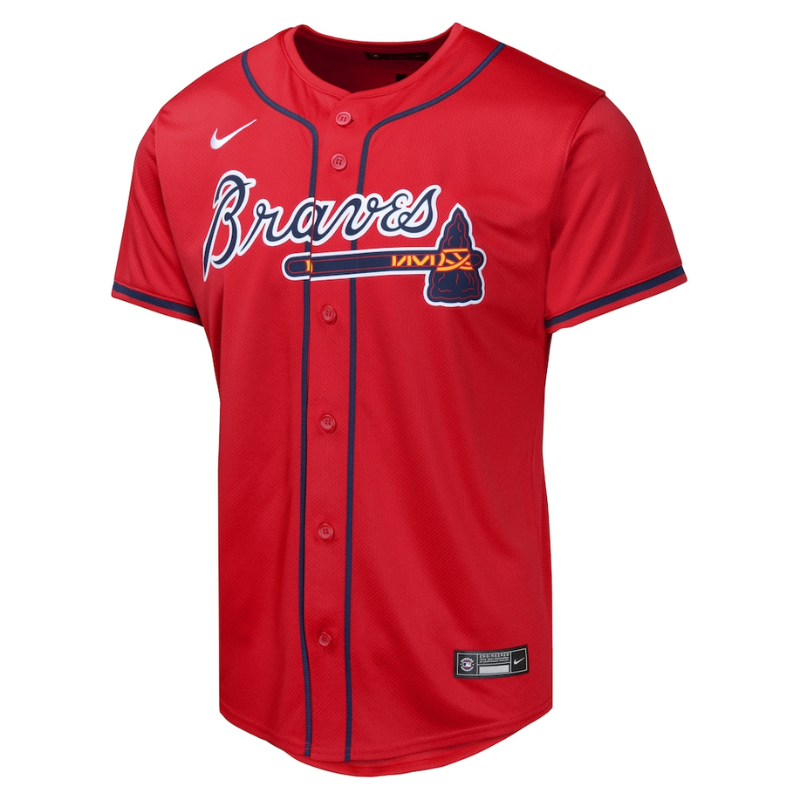 Ronald Acuña Jr. Atlanta Braves Nike Youth Alternate Limited Player Jersey - Red Nike