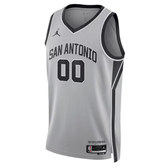 San Antonio Spurs Silver & Black Statement Edition Basketball Jersey
