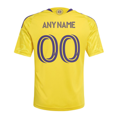 Yellow & Purple Performance Football Jersey – Premium Custom Soccer Shirt (Orlando City SC)