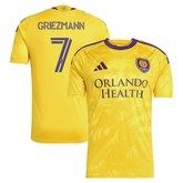 Yellow & Purple Performance Football Jersey – Premium Custom Soccer Shirt (Griezmann )