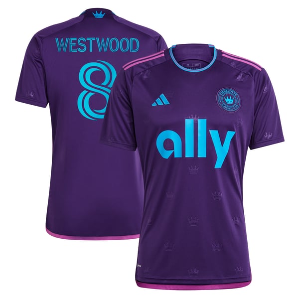 adidas Ashley Westwood Charlotte FC 2023 Crown Jewel Kit Replica Jersey