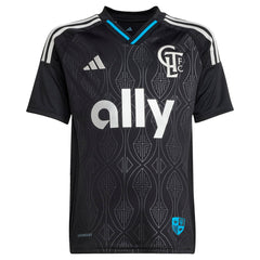 adidas Ashley Westwood Charlotte FC Youth 2025 Fortress Kit Replica Jersey